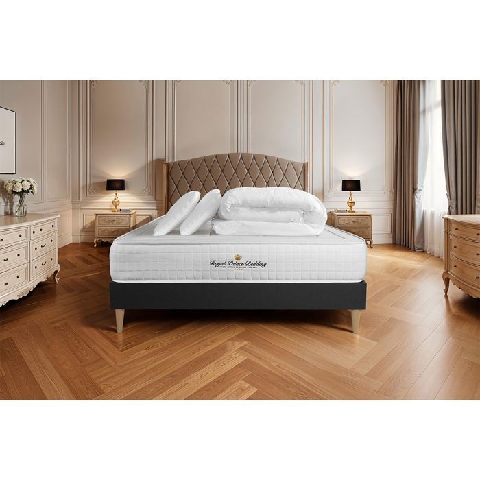 Balmoral Bedding Set - ROYAL PALACE BEDDING - 140x200 - High Resilience Foam - Firm - Memory Foam Pillows