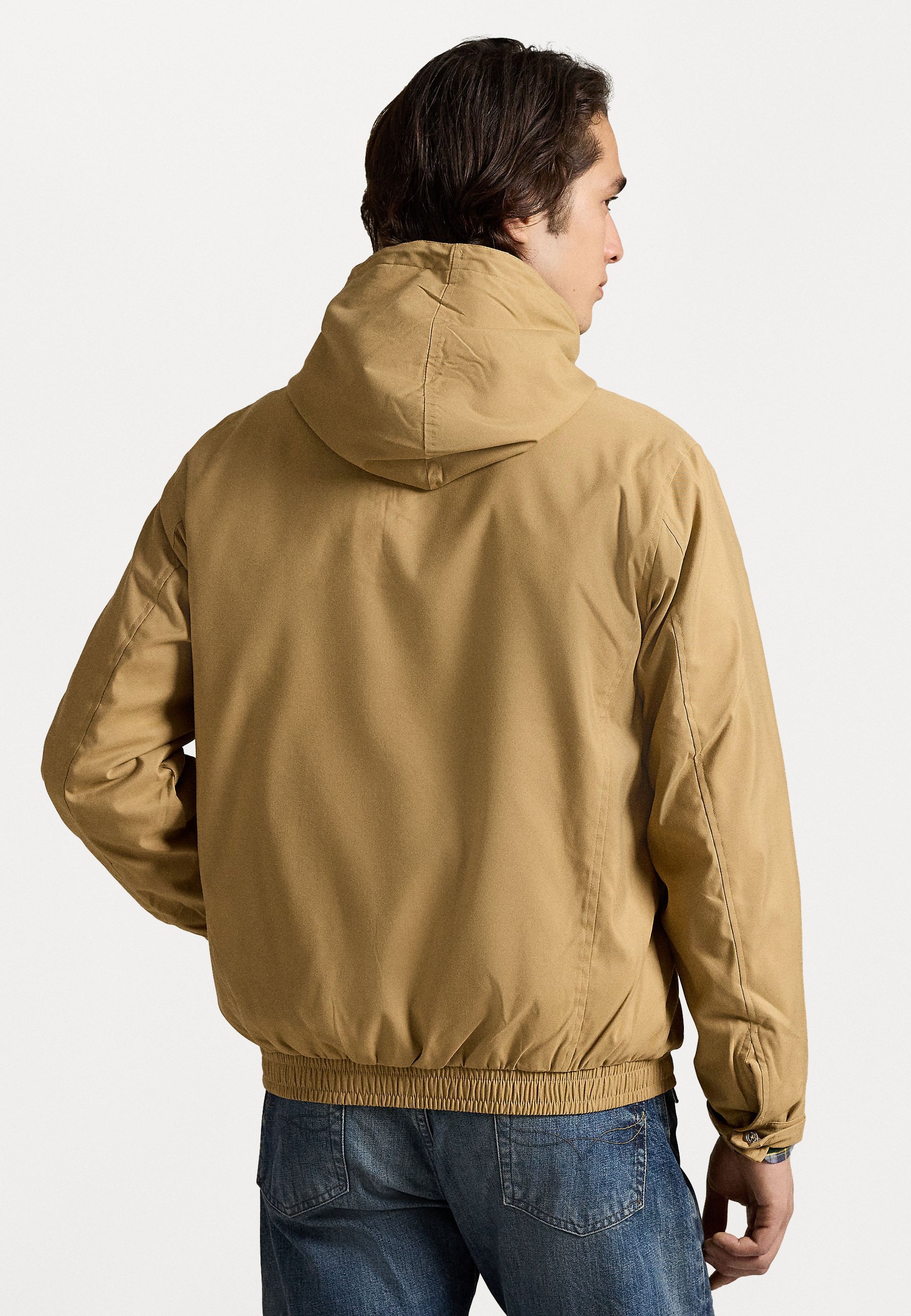 Polo Ralph Lauren VESTE À CAPUCHE EN TWILL - Coupe-vent - camel