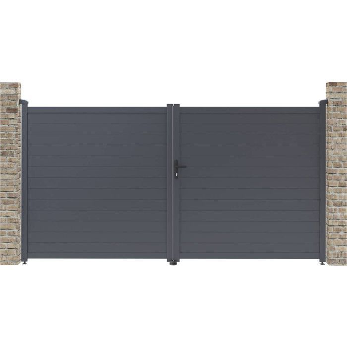Portail aluminium 