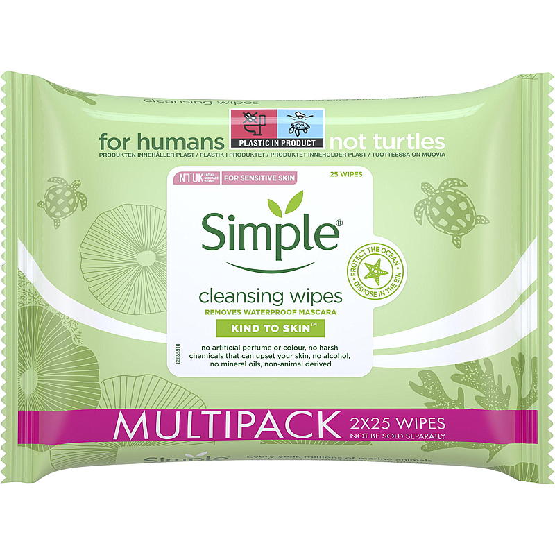 Simple Renseservietter 2-pak Simple