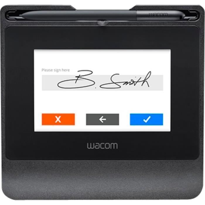 Wacom Signature STU540 Tablet Display - Black - Pressure-sensitive pen - Anti-glare surface