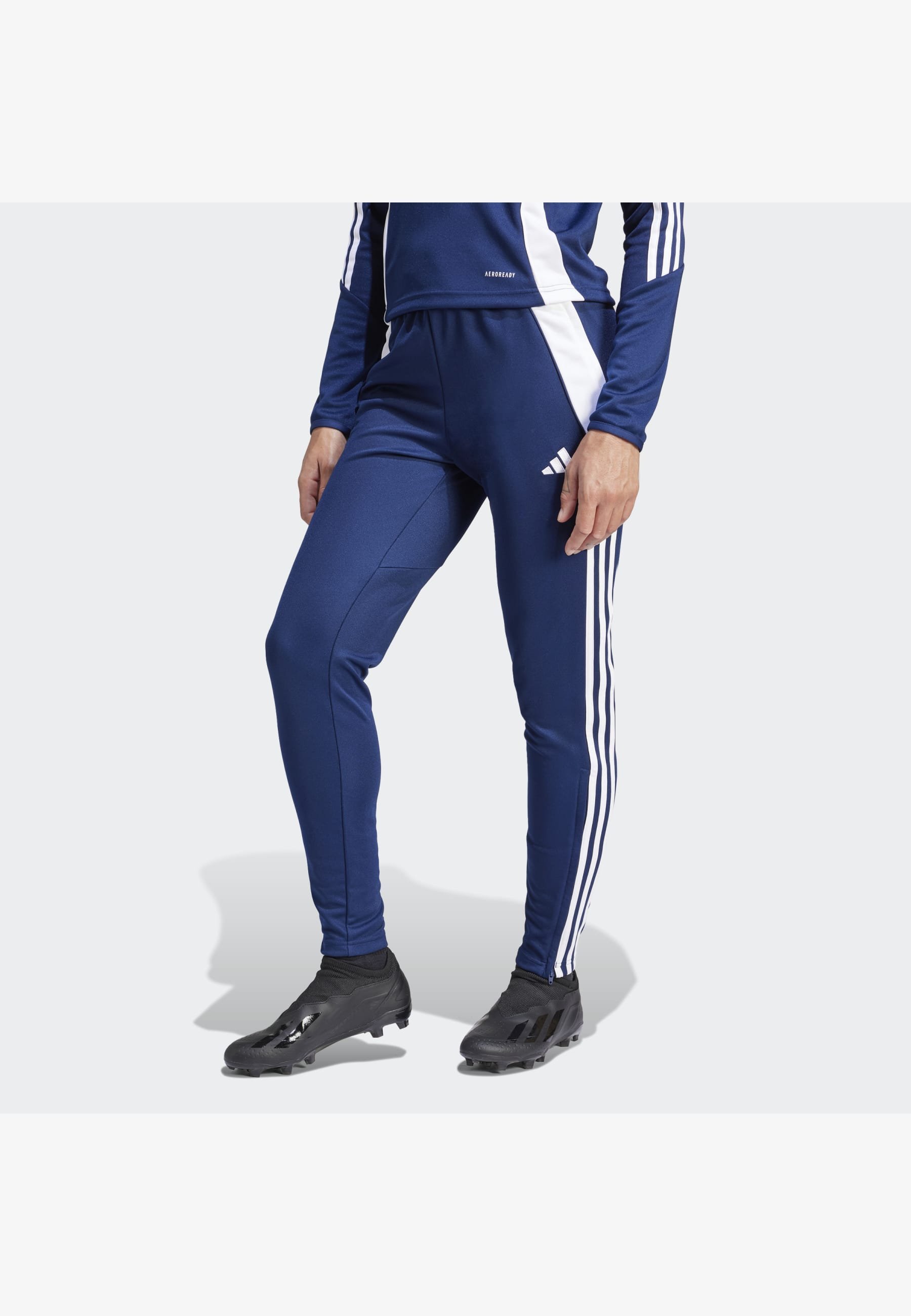 adidas Performance TIRO24 WOMEN - Trainingsbroek - team marineblauw/wit