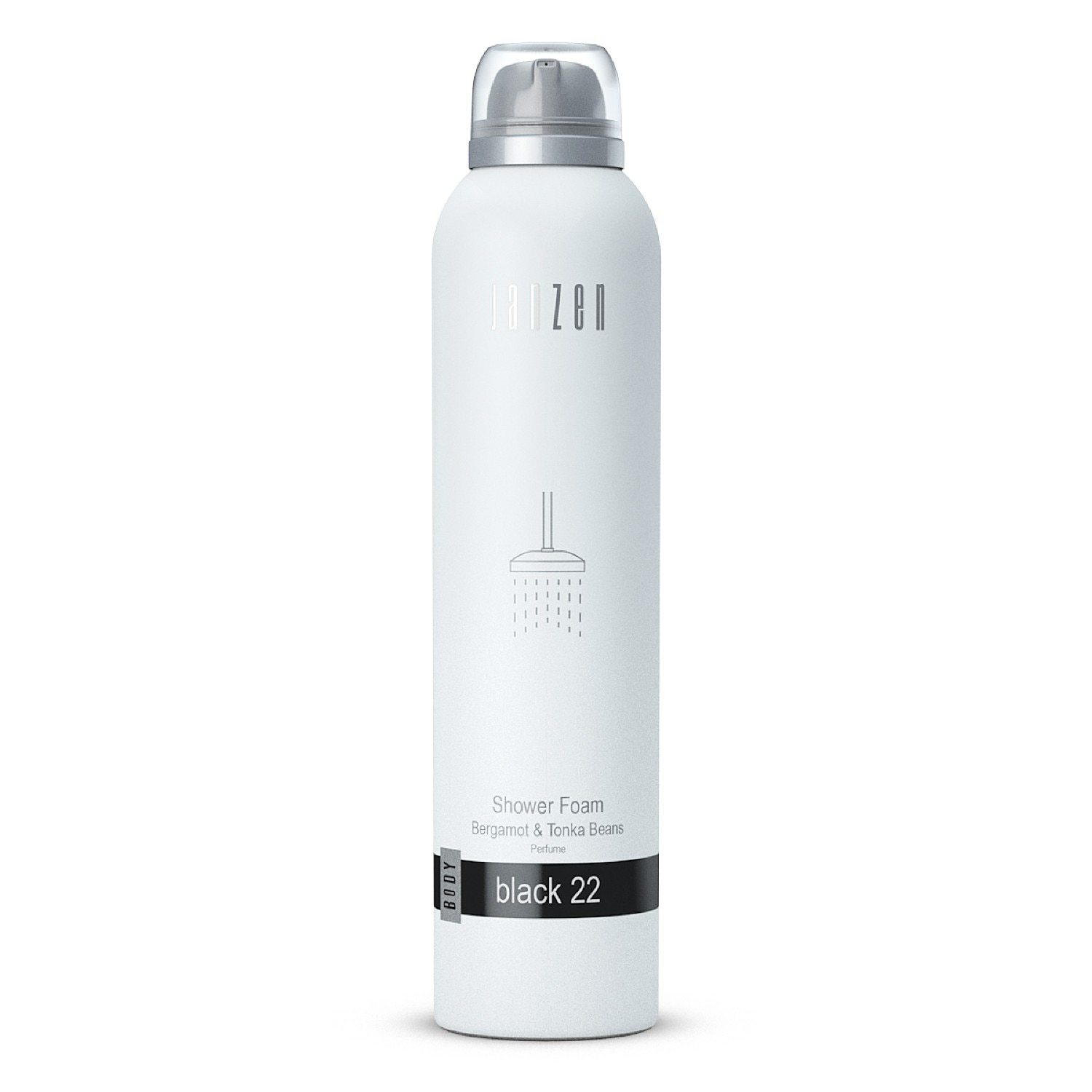 Janzen Sprchová pena čierna 22 - 200 ml