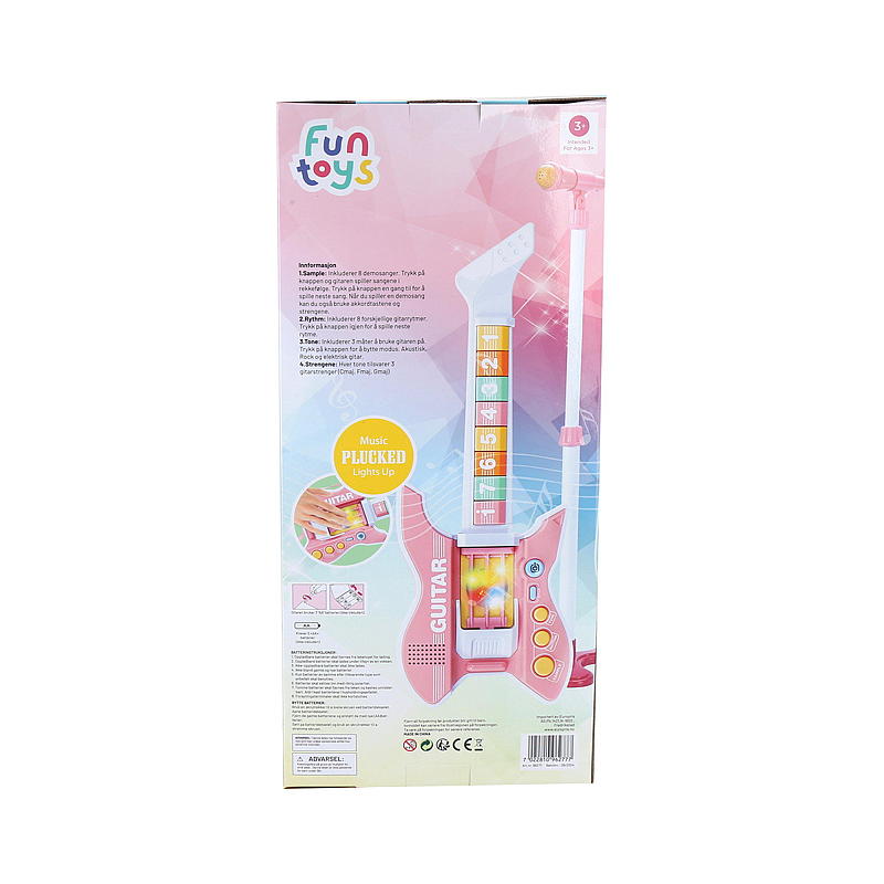 FunToys elgitarr med mikrofon