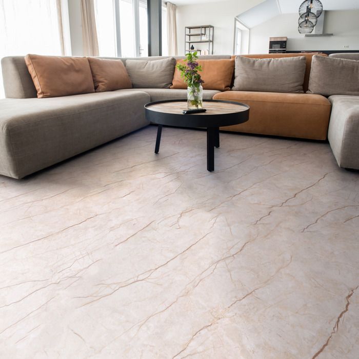 Anti-slip, waterproof pink marble floor adhesive roll, sold by the meter - 60x3m