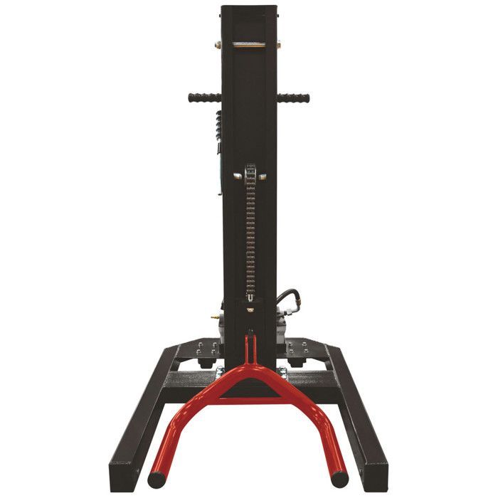Colonne de levage mobile pneumatique 1,5 t - Ht maxi de levage 75cm - 5 hauteurs de travail sécurisées - 2 roues pivotantes