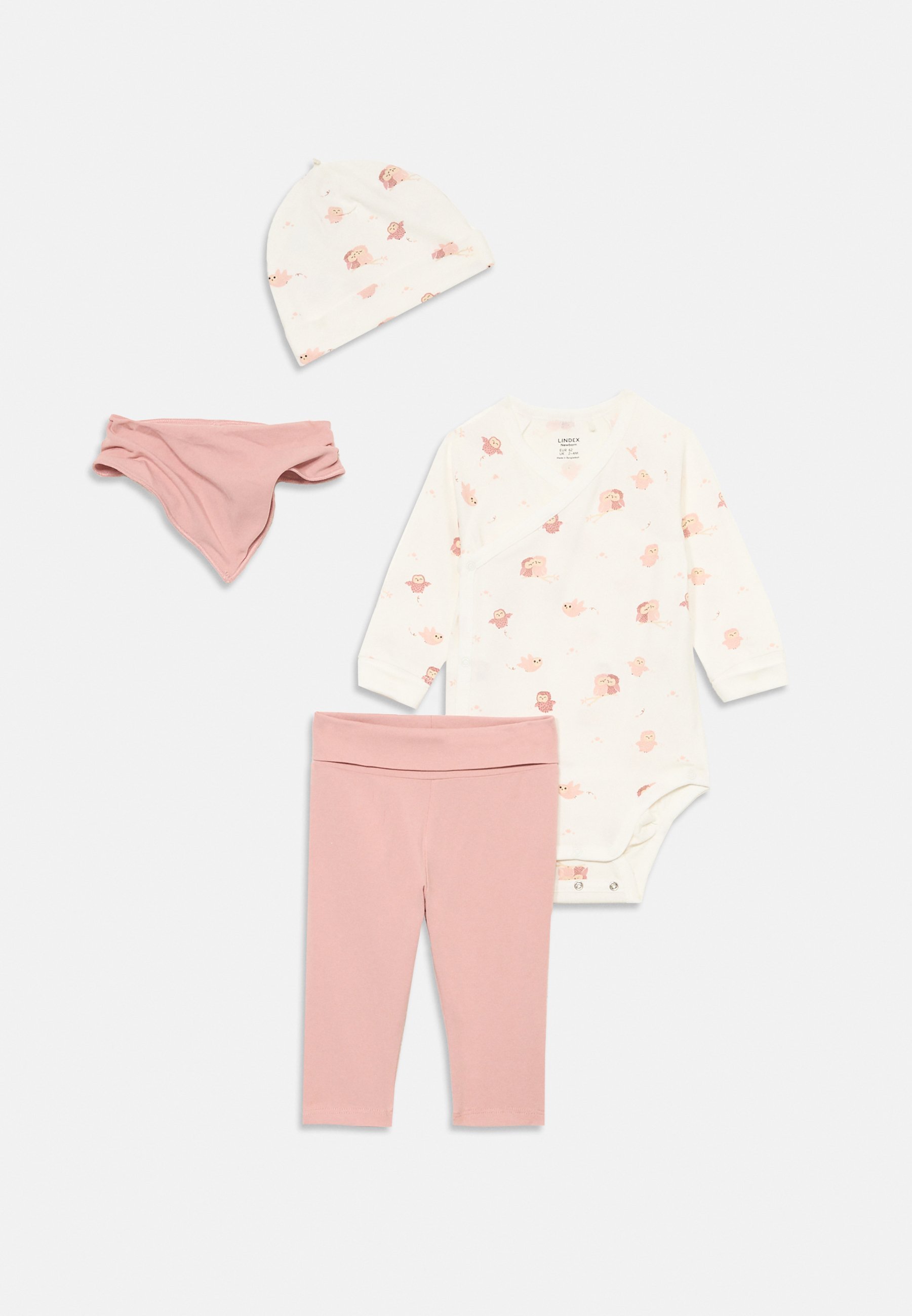 Lindex SJAAL UNISEX SET - Lichaam - oudroze