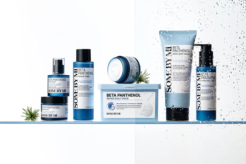 Pomirjujoča maska iz platna Some By Mi Beta Panthenol Repair Daily Mask, veliko pakiranje