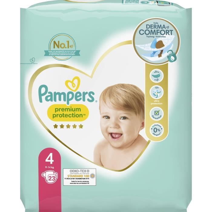 PAMPERS Premium Protection -pikkuhousujen koko 4 - 23 kerrosta