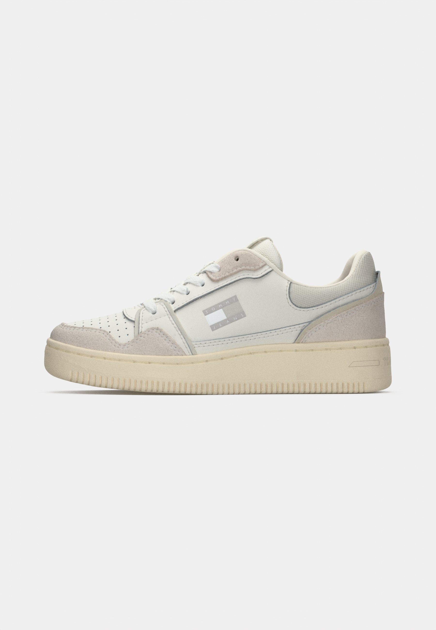 Baskets Tommy Jeans RETRO BASKET - écru/gris stratiforme