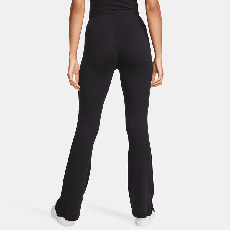 Leggings svasati a vita media a coste corte Sportswear Chill Knits