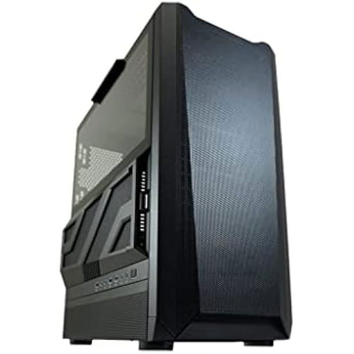 Gaming Case - LC-POWER - 900B Lumaxx Gloom - Mid Tower - Black - 3 Fans - ATX