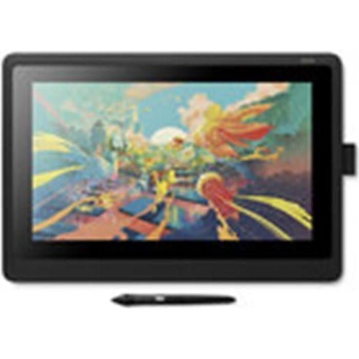 Tablette graphique Wacom Tablette graphique tactile avec ecran Full HD 15.6'' et stylet (PC / MAC) - 8192 niveaux de pression - Noir