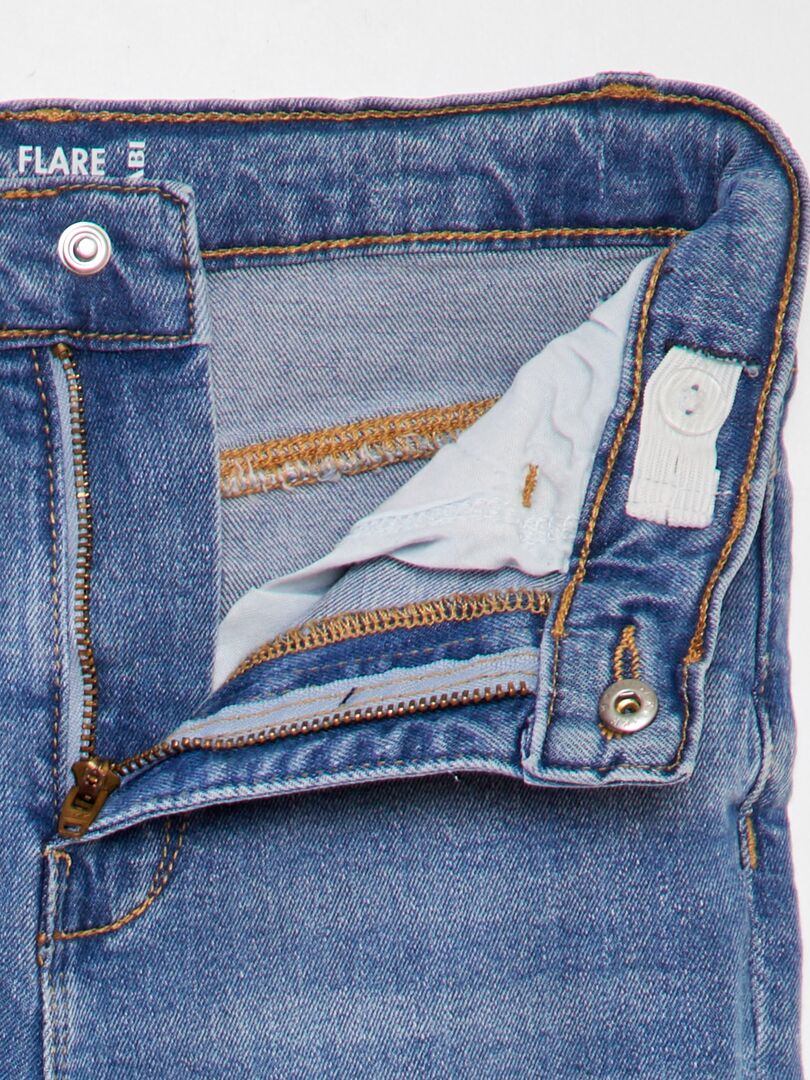 Calça boca de sino - AZUL