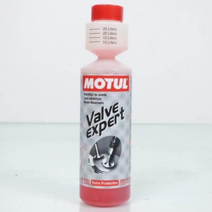 Aditivo sustituto de plomo MOTUL Valve Expert para motores de gasolina antiguos, 250 ml