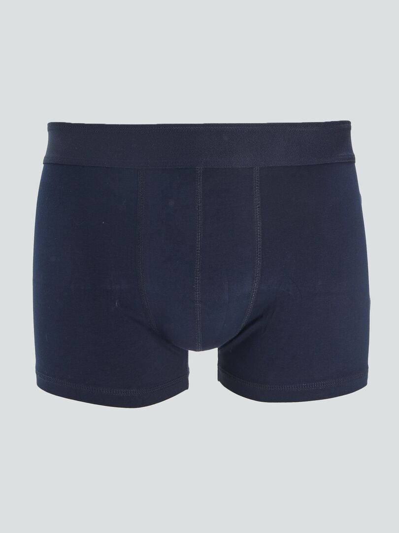 Conjunto de 3 cuecas boxer de cor sólida - AMARELA