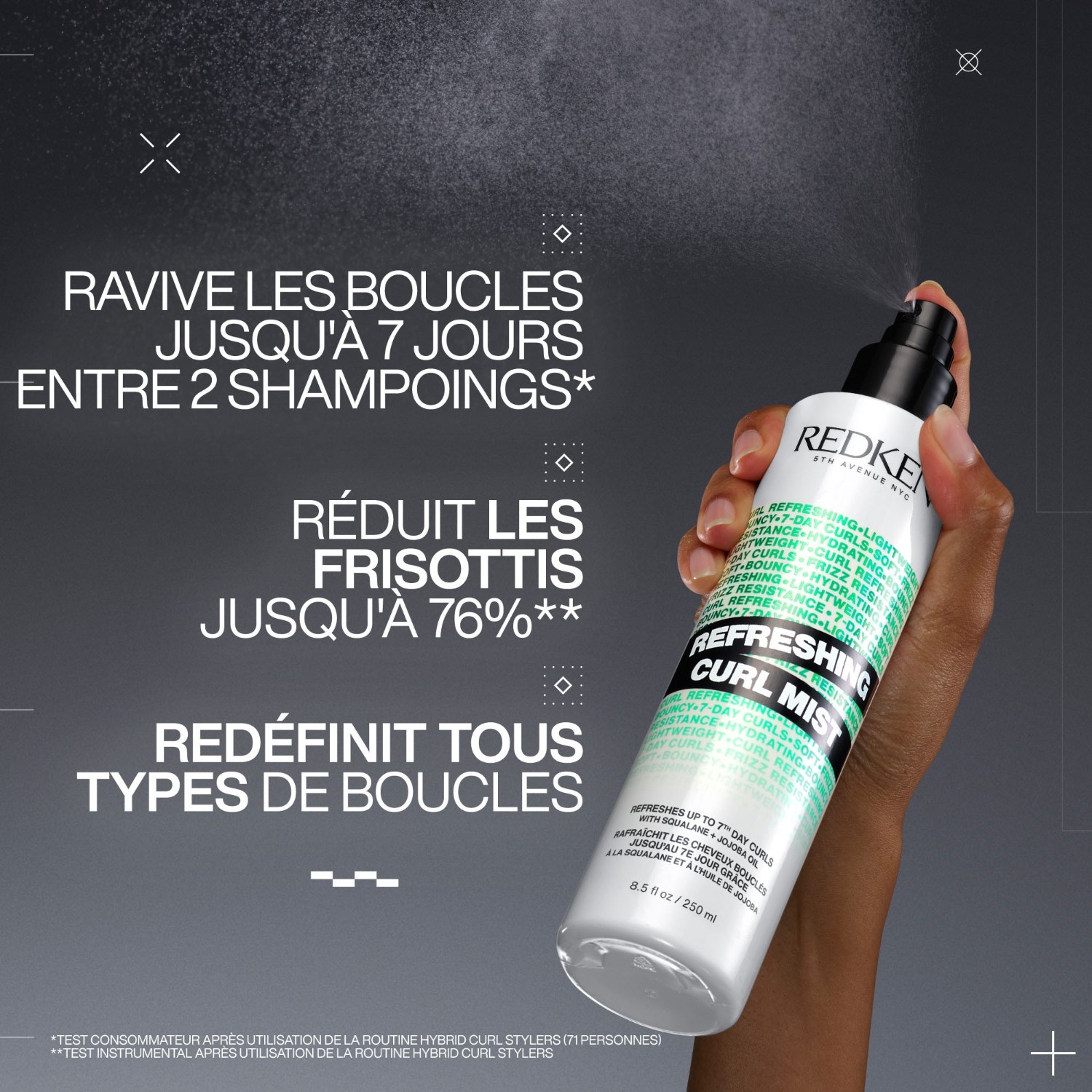 Redken Brume rafraîchissante pour les boucles
