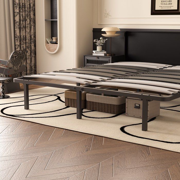 160x200cm lattenbodem CONFORTKIT - DEWINNER - 18 houten latten - 6 poten inbegrepen