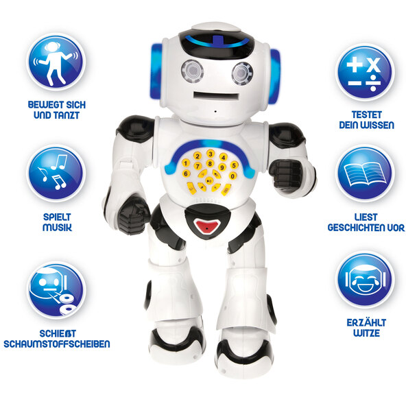 Robô interativo POWERMAN®, incluindo controle remoto.