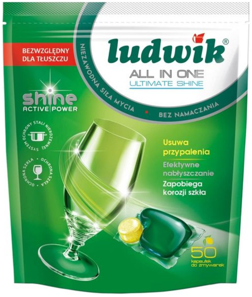 Kapsułki do zmywarek Ludwik ALL IN ONE 50szt