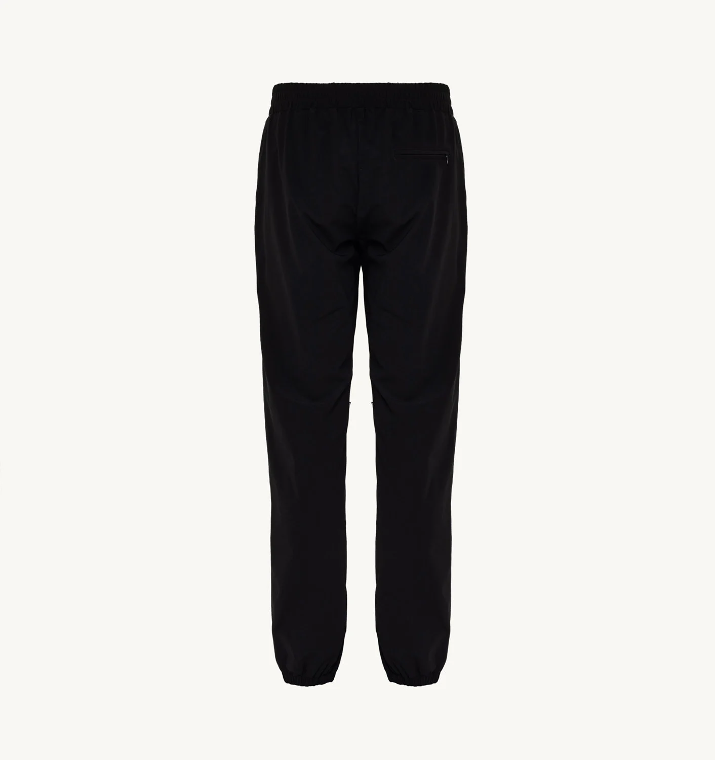 PANTALONI DE TENIS NEGRI CU BRINDURI CONTRASTANTE