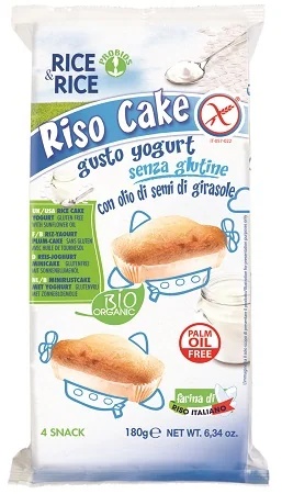 PROBIOS Rice&Rice Rico Cake Joghurt-Snacks, glutenfrei, 4 x 45 g