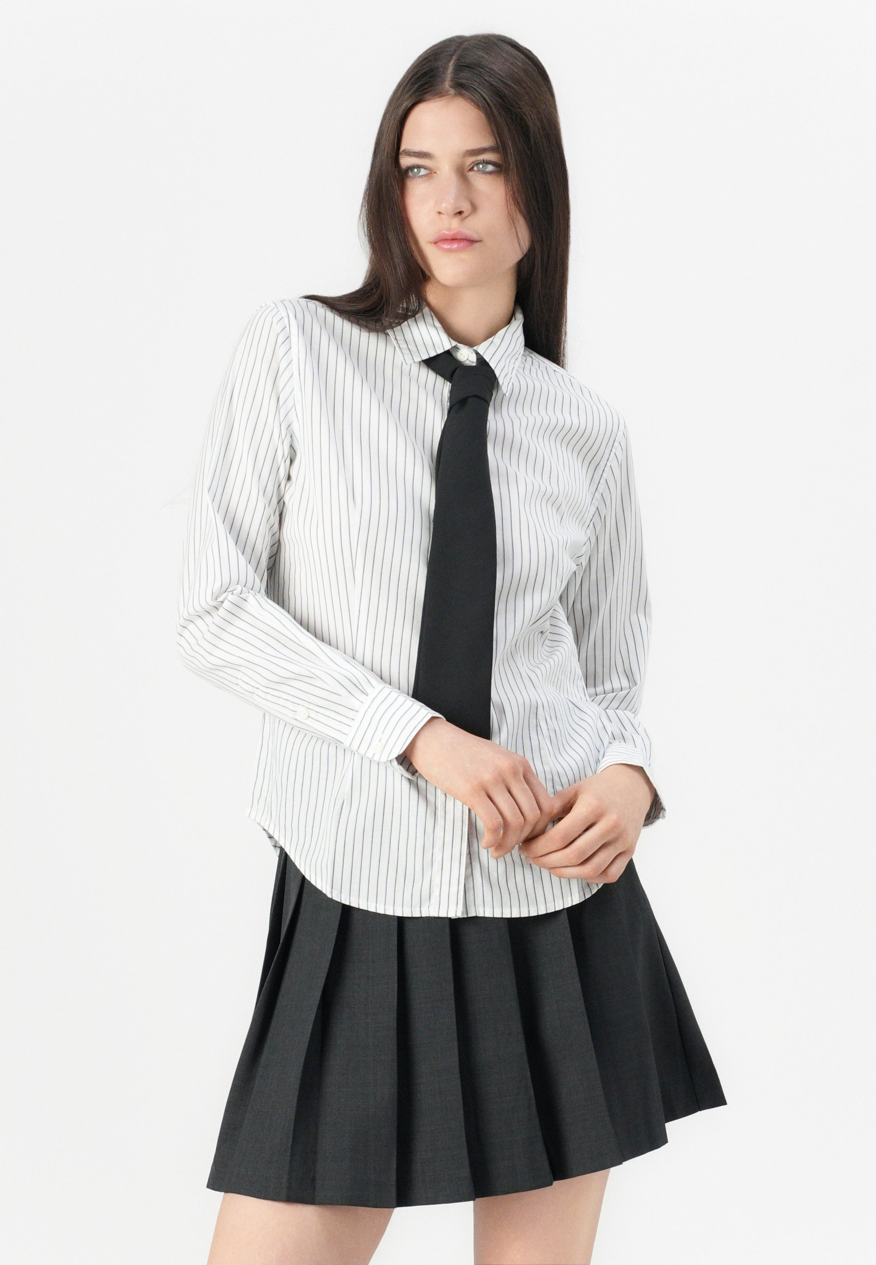 DOCKERS SIGNATURE STAIN SHIRT - Blouse met knoopsluiting - glanzend wit