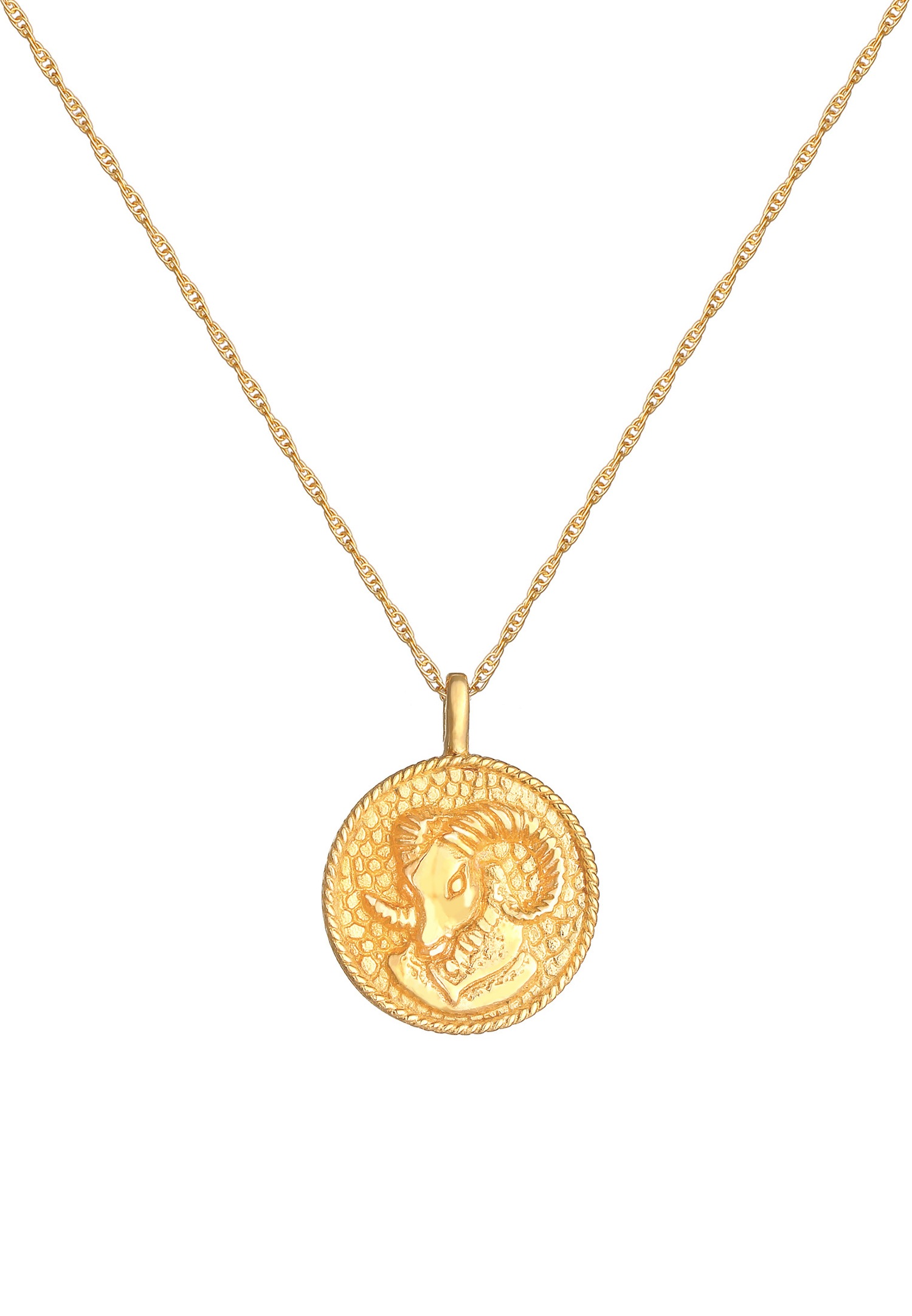 Elli Pièce de monnaie antique pour le Bélier des dames en argent sterling 925