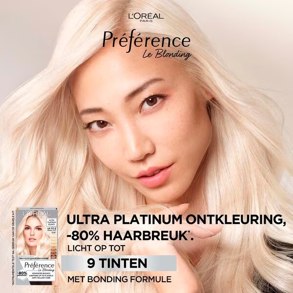 L'Oréal Paris Préférence Le Blonding Ultra Platinum bojanje<br>