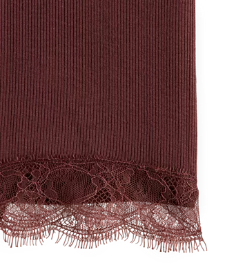 Leggings de pijama House of Rituals color vino de bayas S