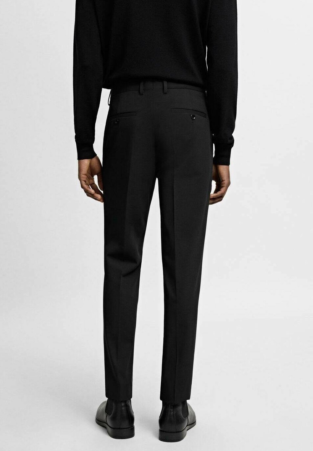 Mango pakbroek - zwart