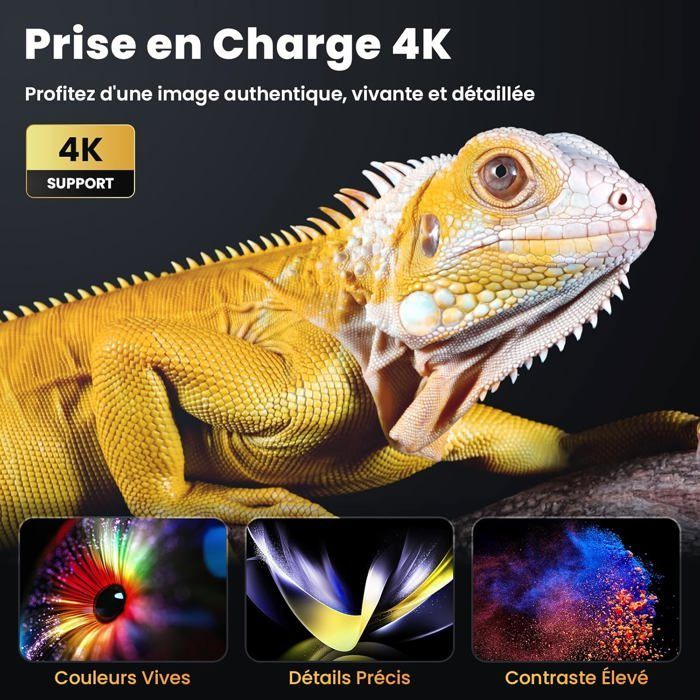 Videoproiettore 4K per home cinema - ZGEER - 9500 lumen - Bluetooth 5.1 - Schermo fino a 200 pollici - Zoom 25%