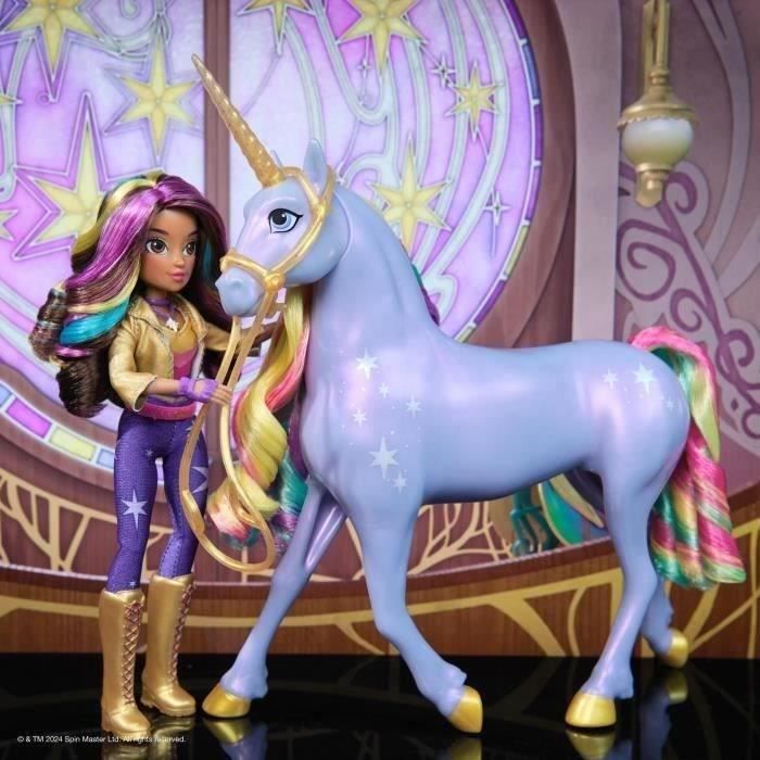 SPIN MASTER FUNCTIONAL UNICORN 28 CM WILDSTAR + 24 CM DOLL Unicorn Academy