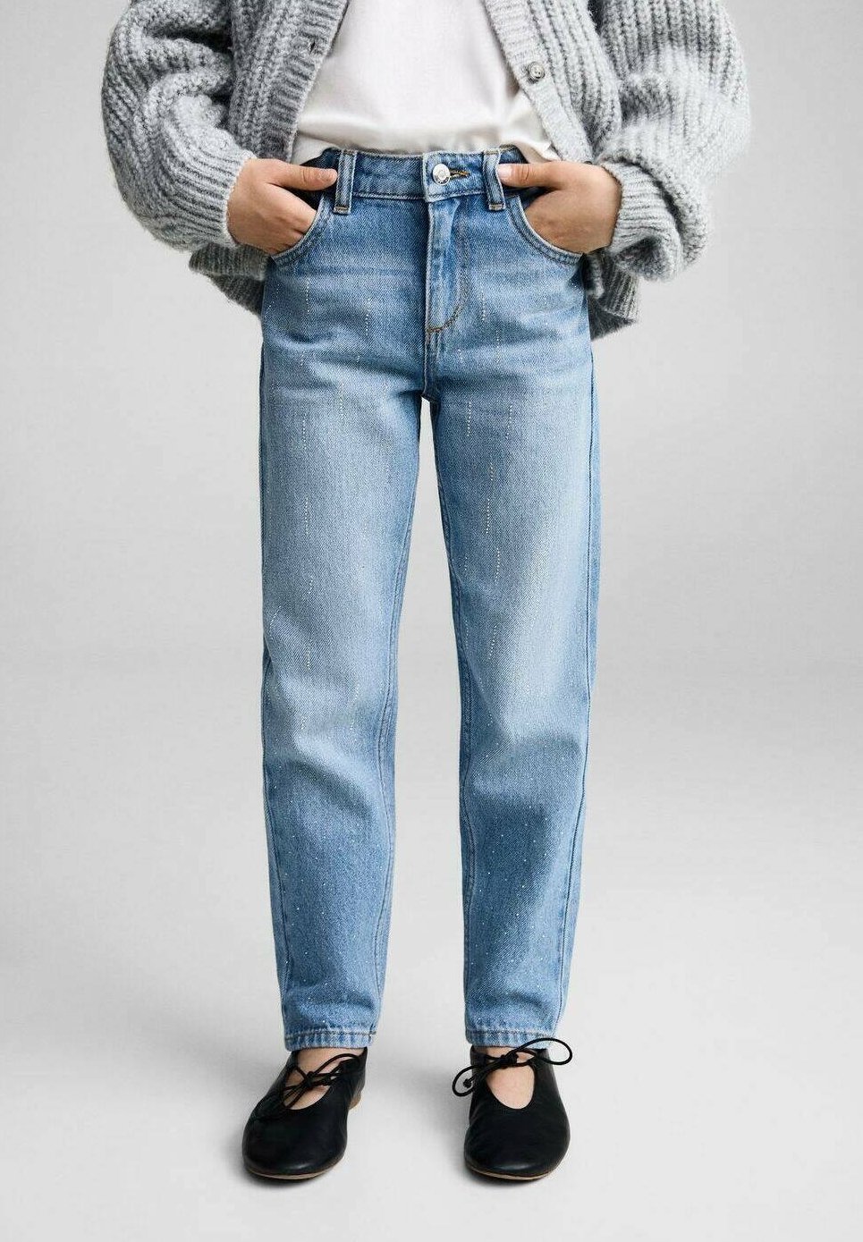 Mango Kids BRIGHT - Rechte jeans - blauw
