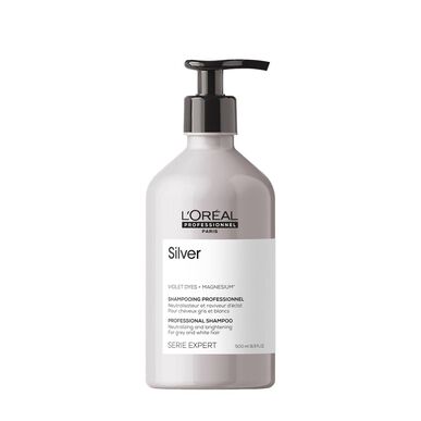 L'Oréal Professionnel Serie Expert Silver Shampooing Champô Aclarador Protetor Cor Cabelo Grisalho 500 ml 500 ml