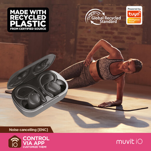 Muvit Io Smart True Wireless Sport-Kopfhörer