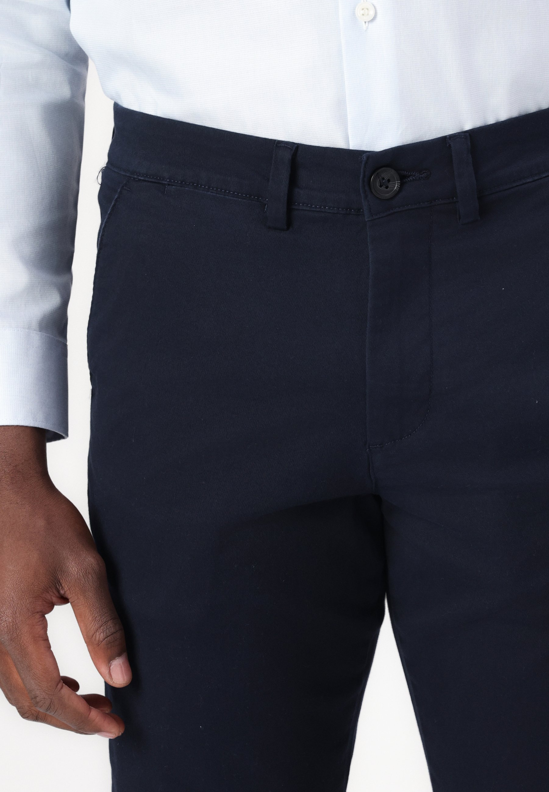Pantalon chino Selected Homme SLHSLIM NEW MILES FLEX - Saphir foncé