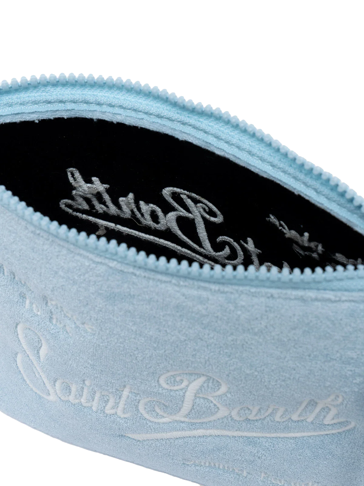 Pochette Aline in spugna azzurro