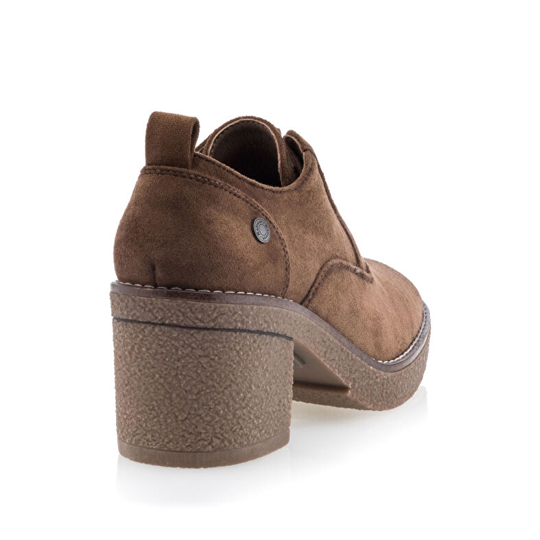 Bruine veterschoenen voor dames / Derbyschoenen