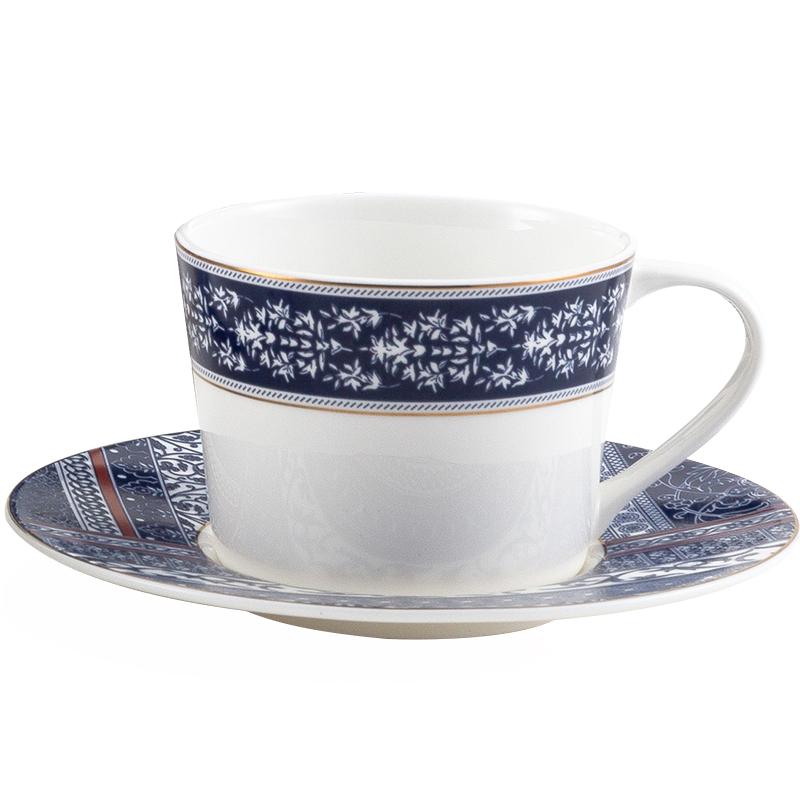 Zestaw kubków do kawy w stylu europejskim, porcelana kostna, biała herbata, przenośny, zabytkowy kubek z uchwytem, łyżeczka, Taza Cafe Ceramica, dekoracja domu, OO50BD