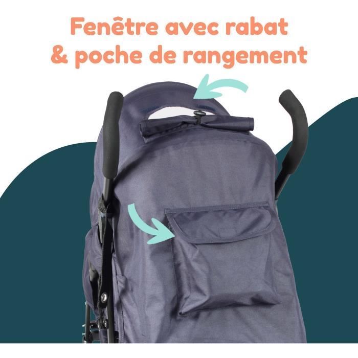 Passeggino doppio BAMBISOL - 6-36 mesi per il sedile anteriore (max 15 kg) e 0-36 mesi (max 15 kg) per il sedile posteriore