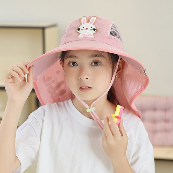 Sombrero FUNMOON para niños, sombrero de verano para el sol, sombrero de playa para bebés, sombrero de pescador ajustable para exteriores - 686073