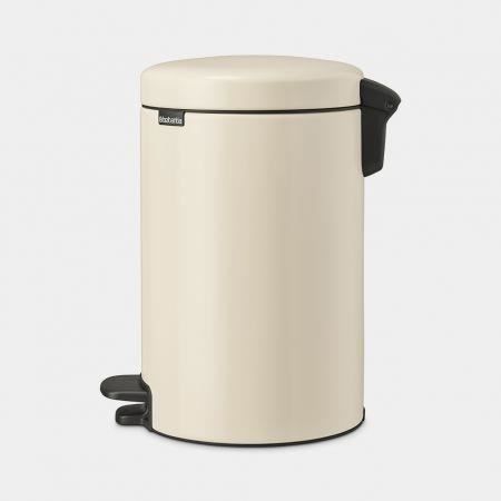 Cubo de basura con pedal BRABANTIA NewIcon de 12 litros - Beige suave