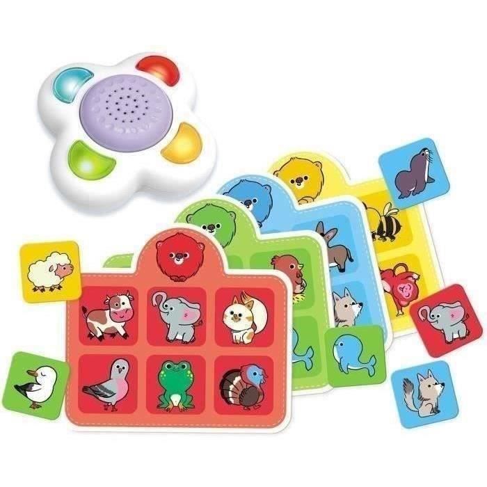 IL MIO PRIMO LOTTO DEI SUONI - Gioco educativo - NATHAN - Identifica i versi degli animali!