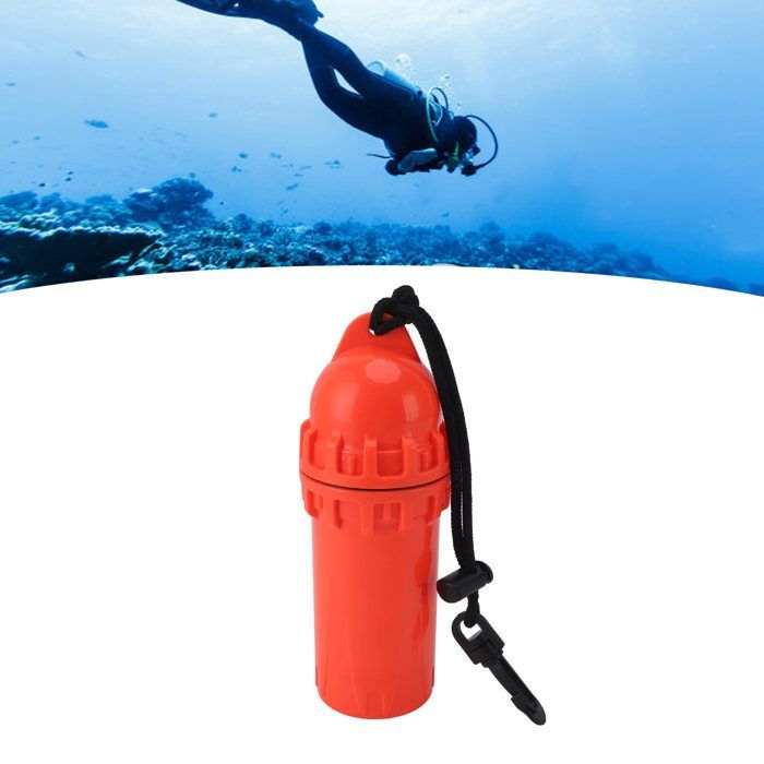 OMABETA Wasserdichte Drybox für Tauchen, Schnorcheln und Sport (Hüftstiefel) – Rot