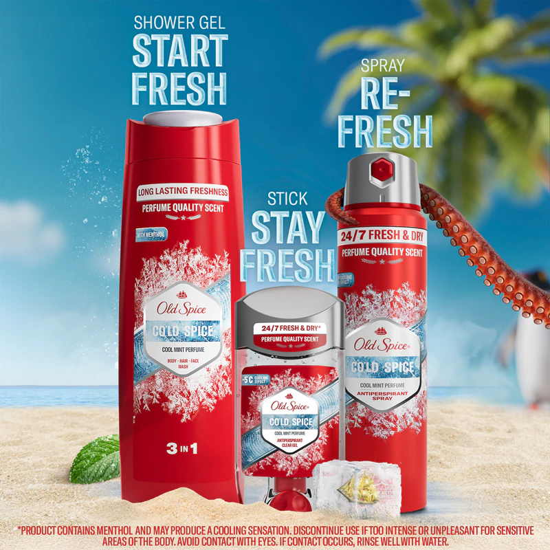 Spray antitranspirante Old Spice Cold Spice