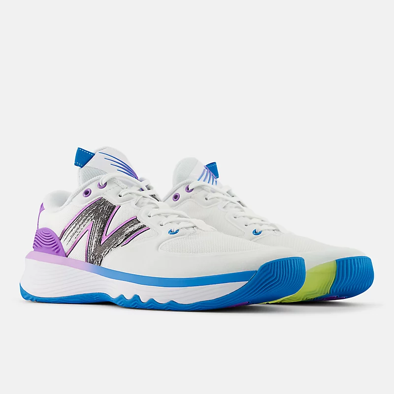 Unisex HESI LOW UNITY OF SPORT - Optisches Weiß mit violettem Farbstich und Schwarz