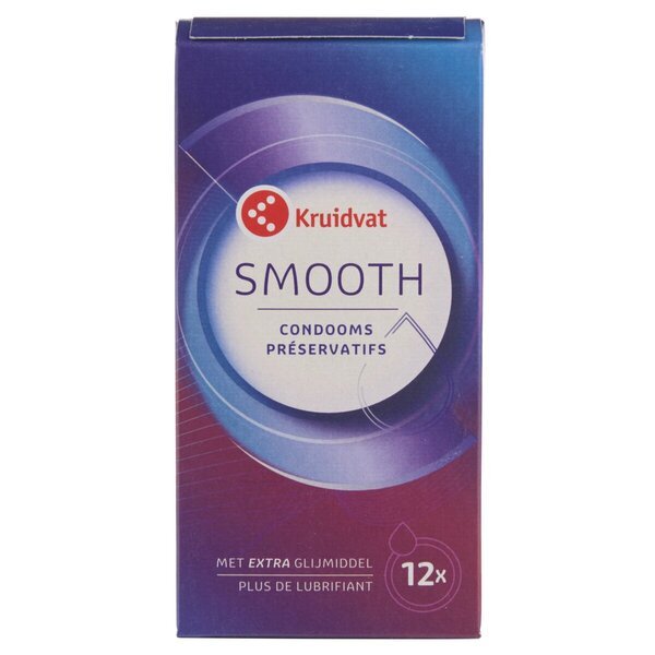 Kruidvat Smooth кондоми<br>Медицински уређај - 12 комада