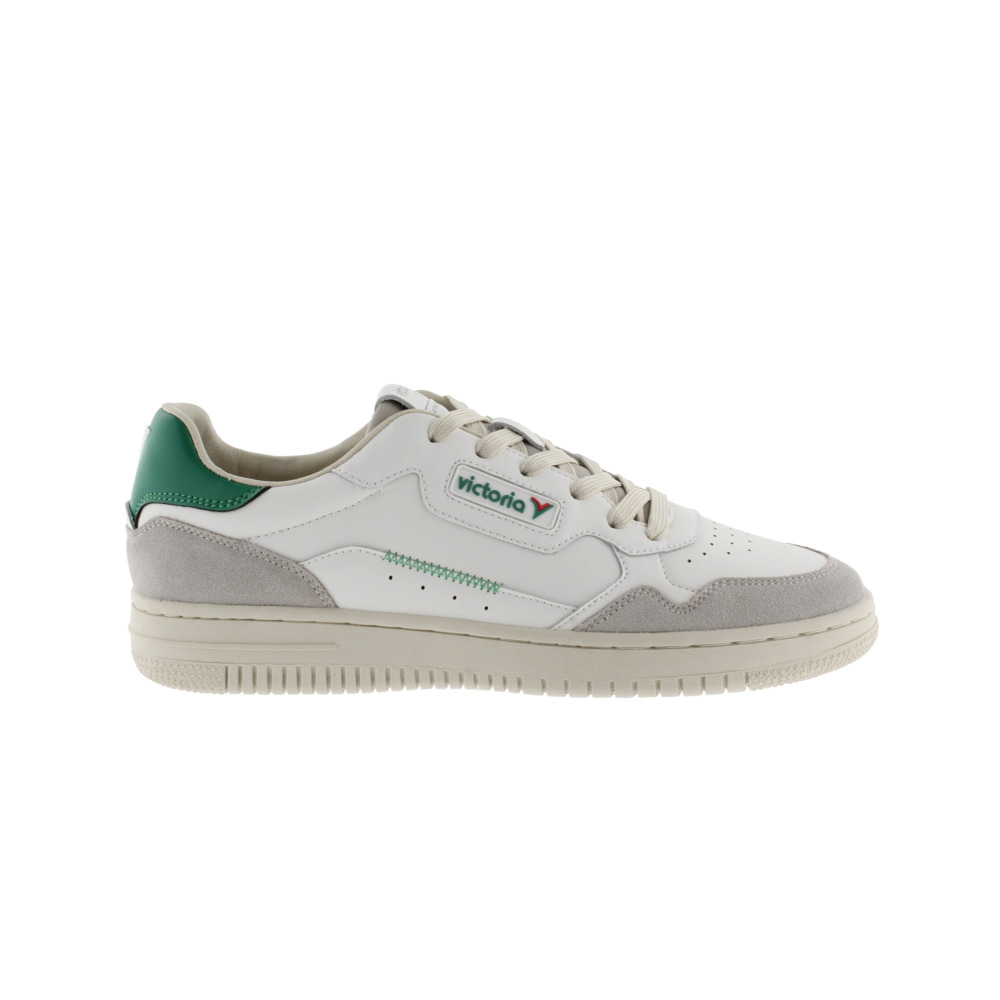 Baskets rétro classiques en cuir V. 1985 C80 avec logo rétro et talon contrastant