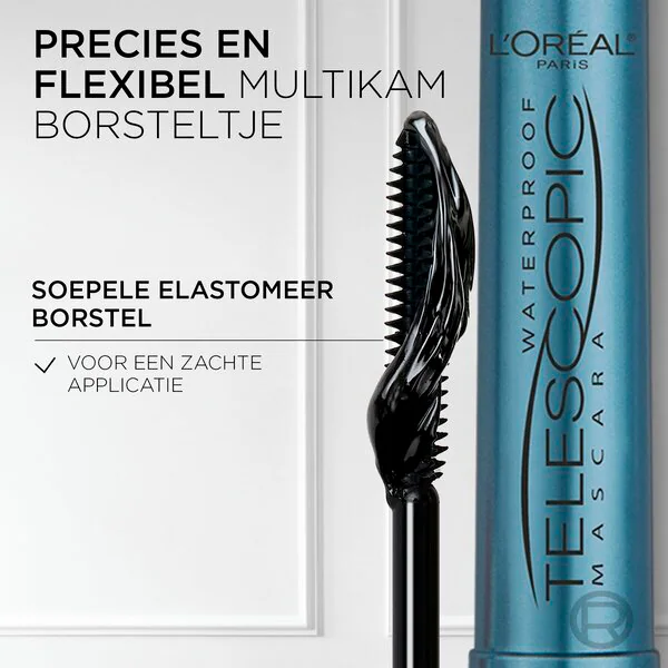 L'Oréal Paris Telescopic Black Waterproof Mascara<br>8ml